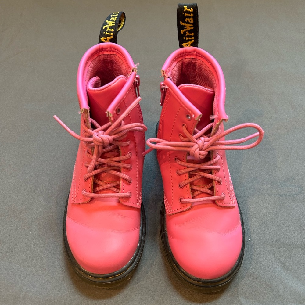 Dr. Martens Fuchsia Lace-Up Boots
